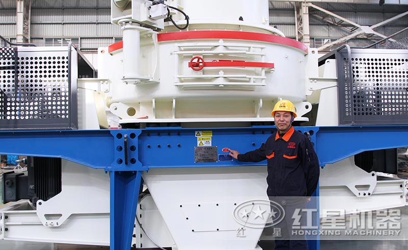 红星石头制砂机生产车间 红星石头制砂机生产车间